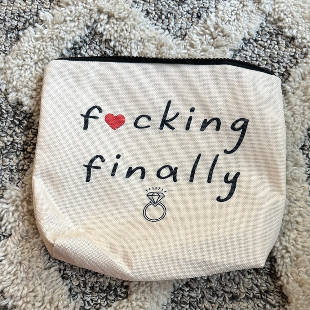 Canvas Pouch bridal pouch